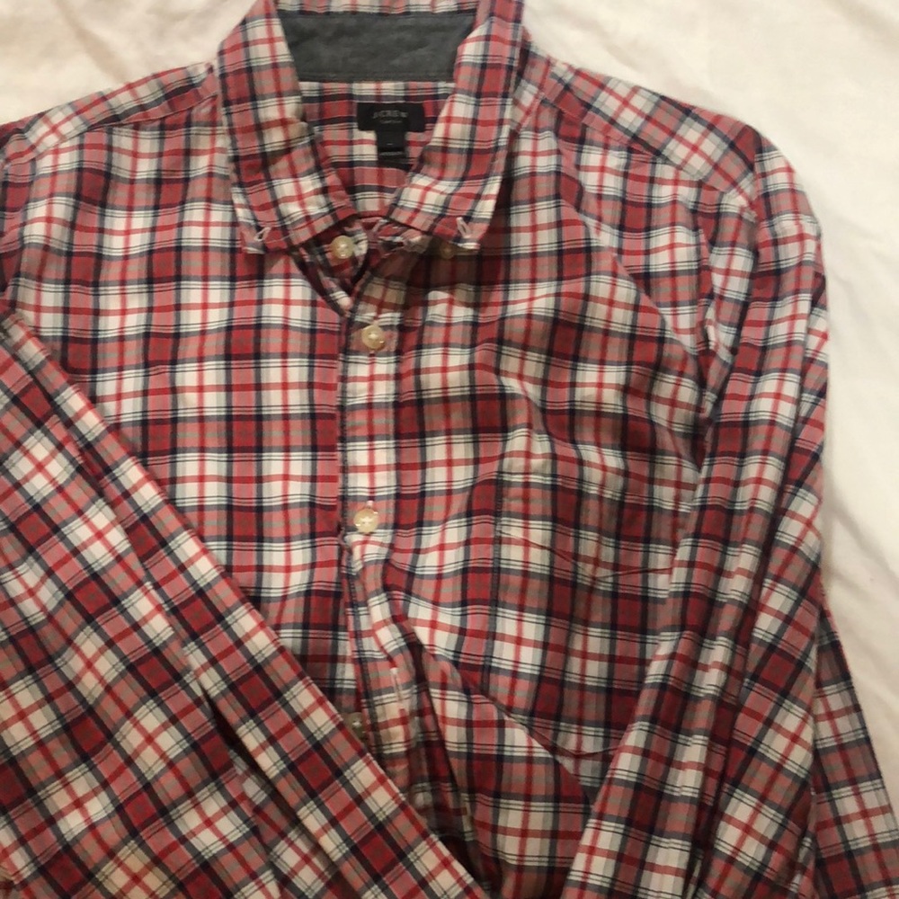 JCrew men’s Tartan cotton shirt XL
